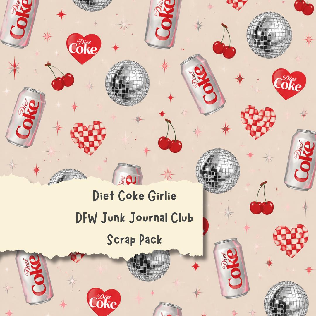 Diet Coke Girlie Scrap Pack