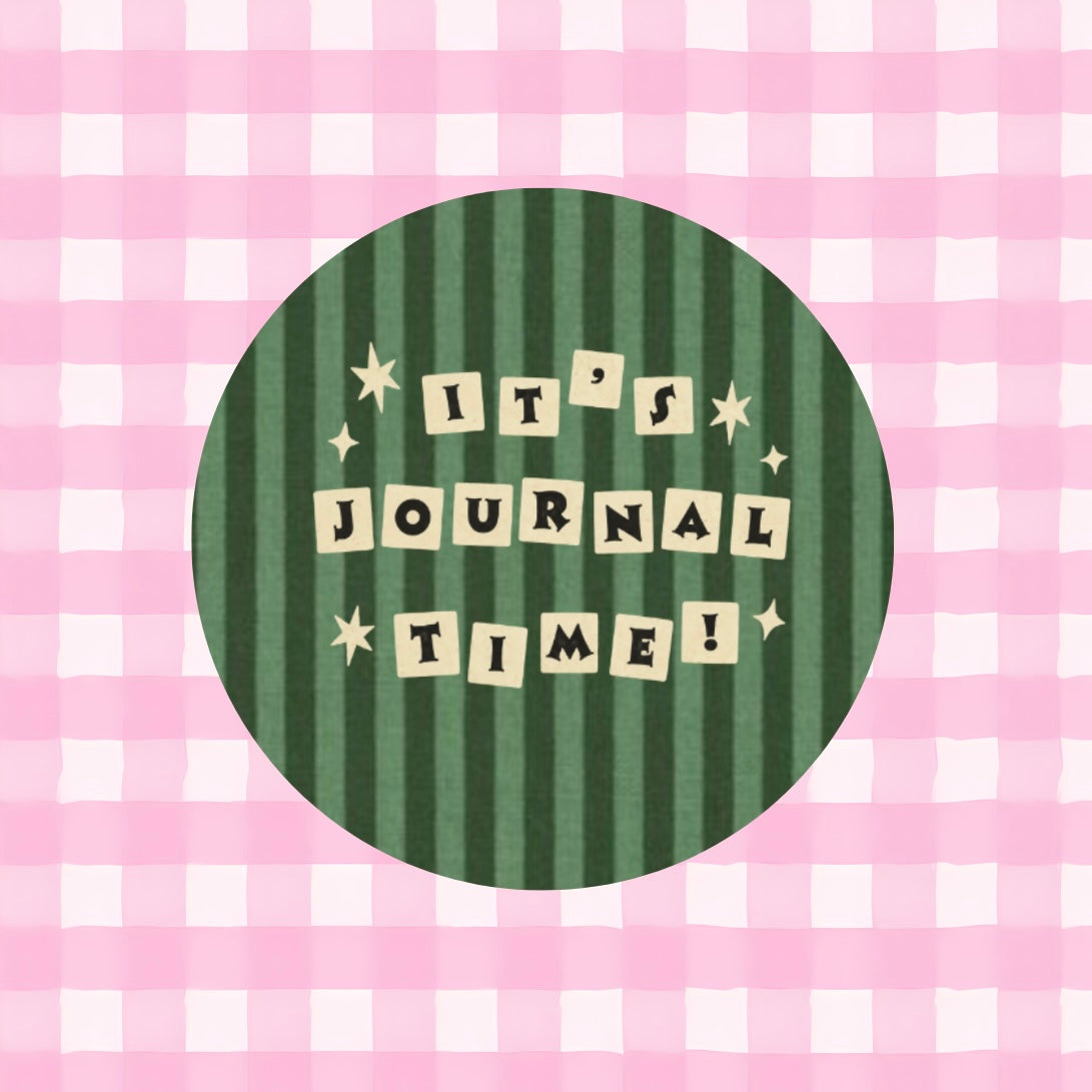 It's Journal Time Vinyl Sticker