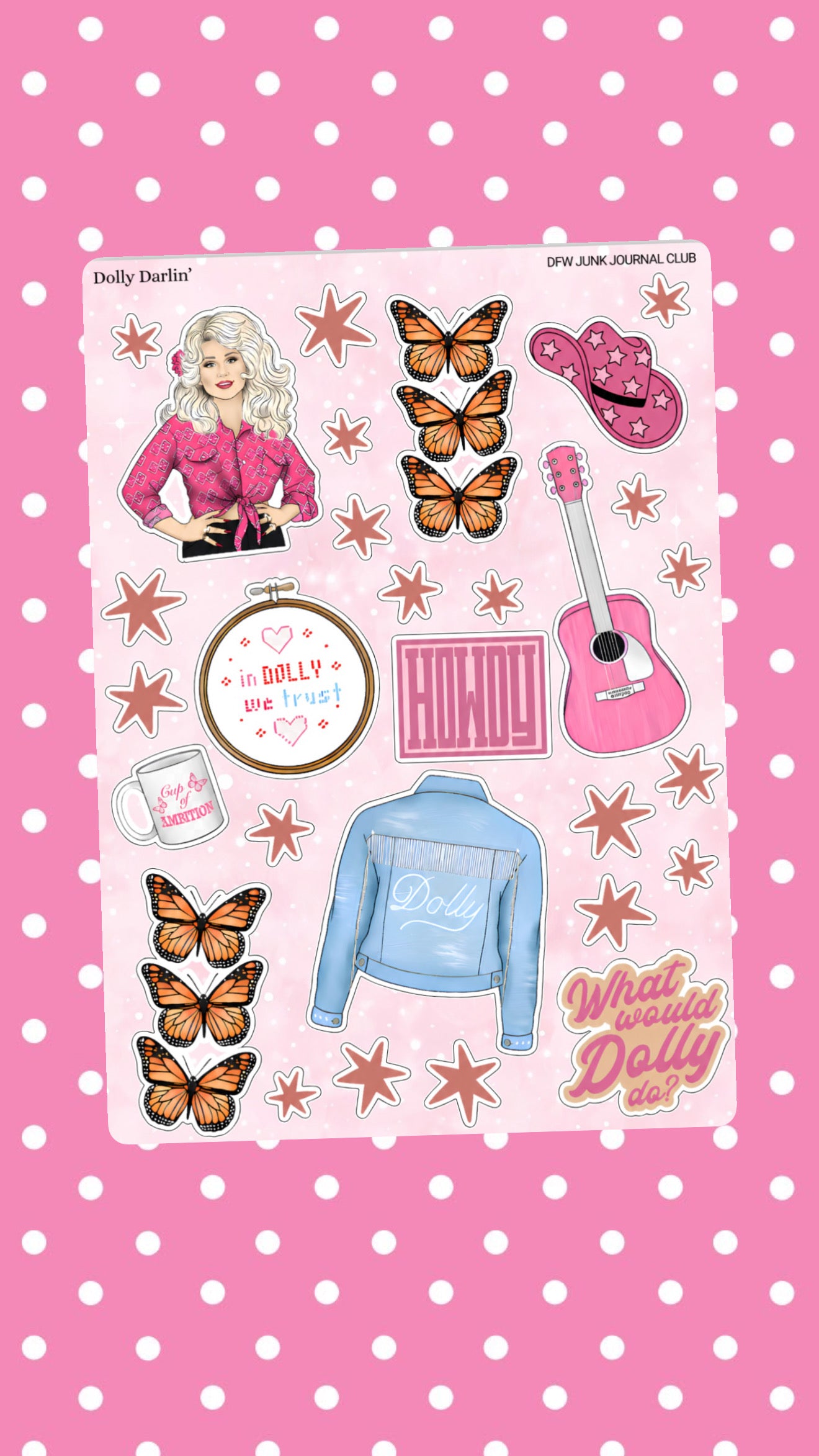 Dolly Darlin' Sticker Sheet