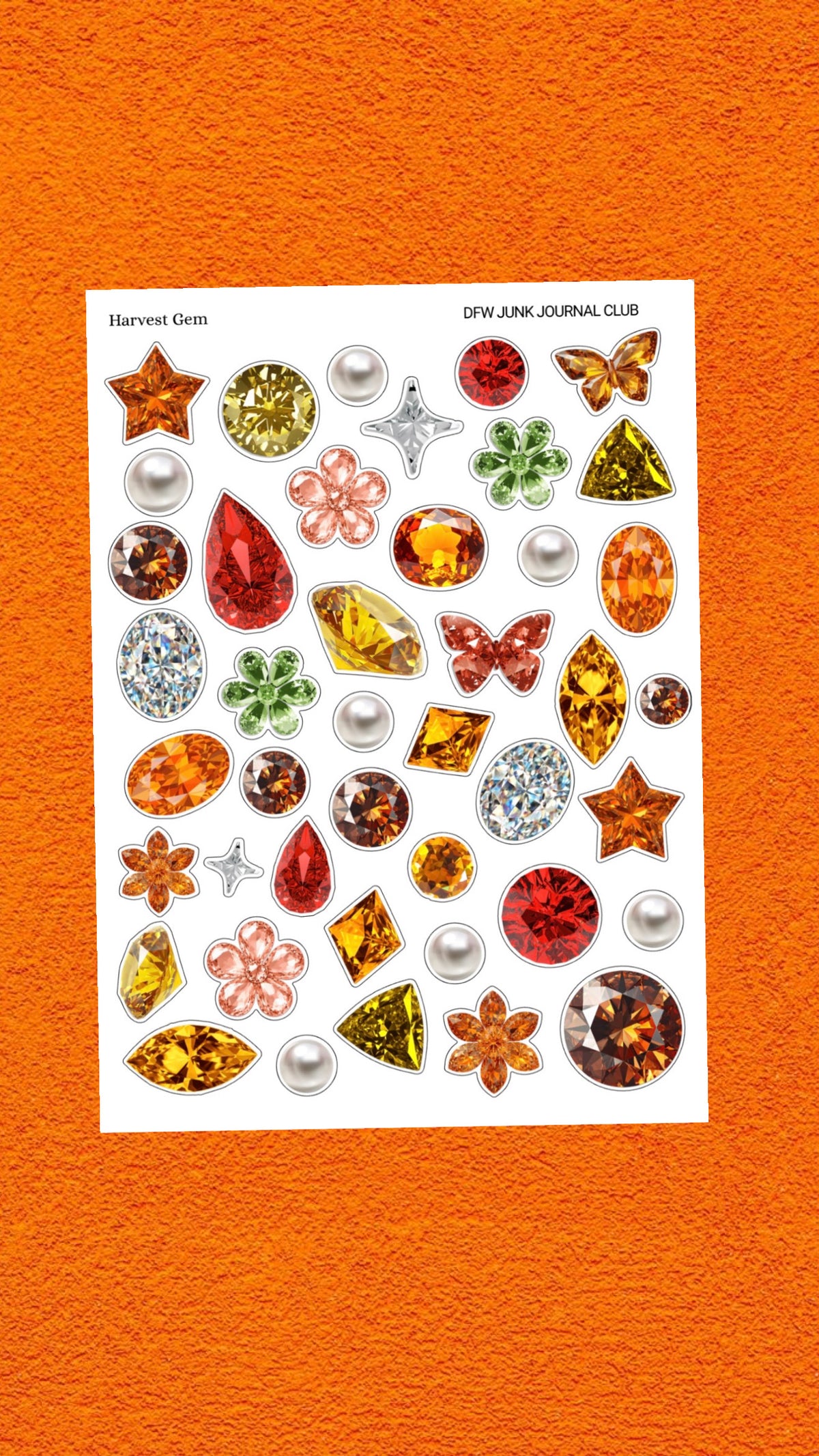 Harvest Gem Sticker Sheet