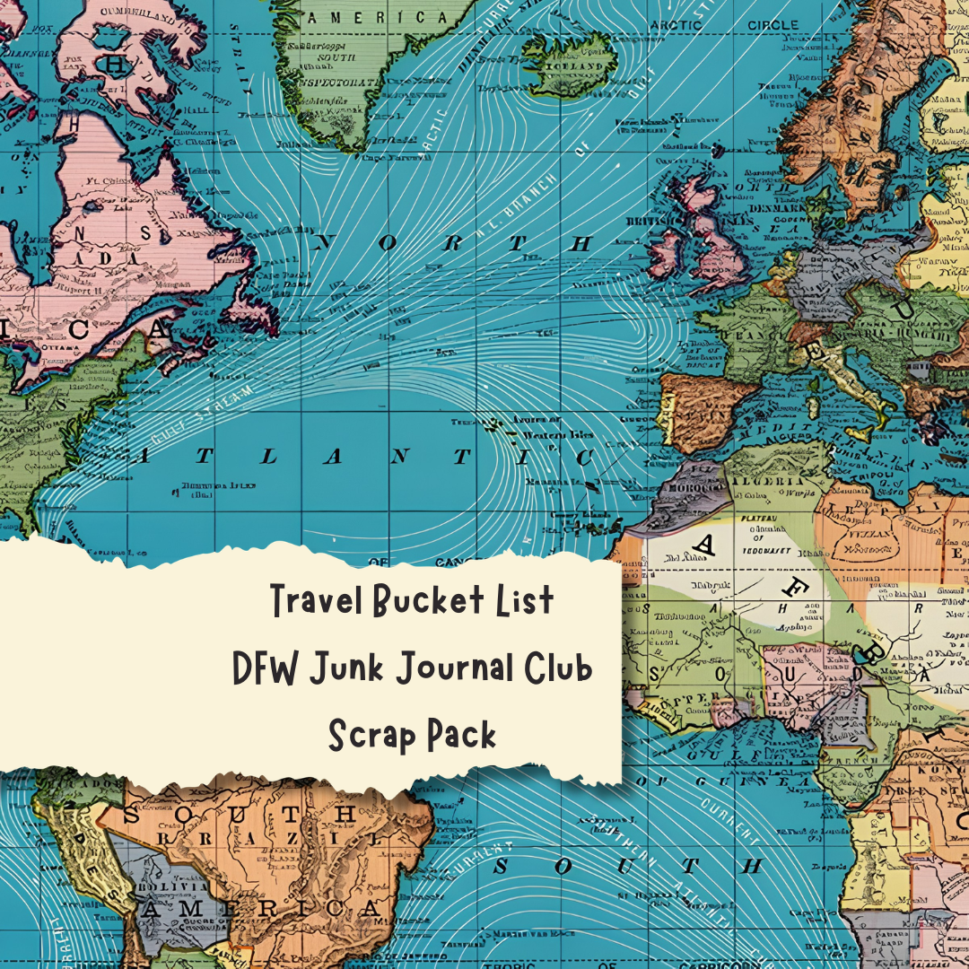 Travel Bucket List Scrap Pack