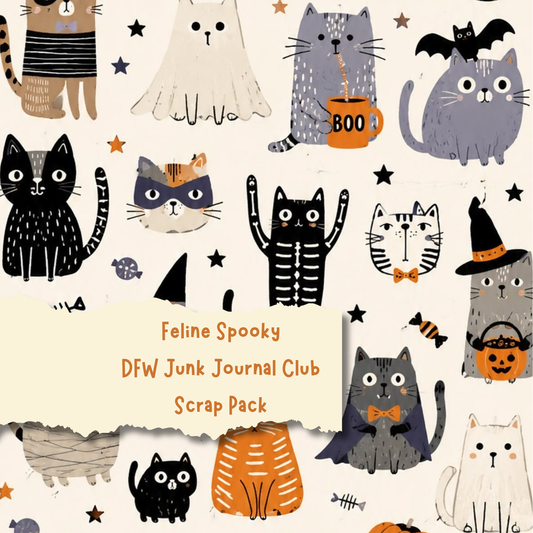 Feline Spooky Scrap Pack