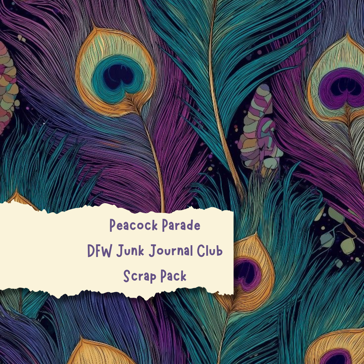 Peacock Parade Scrap Pack