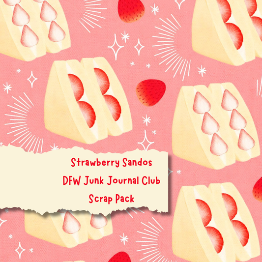 Strawberry Sandos Scrap Pack