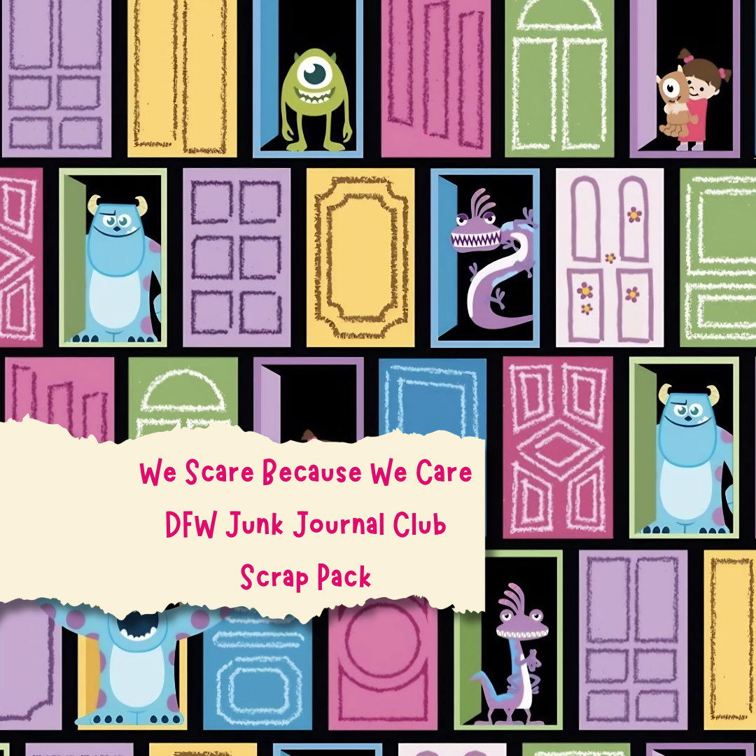 We Scare Because We Care Scrap Pack