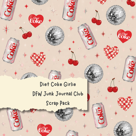 Diet Coke Girlie Scrap Pack