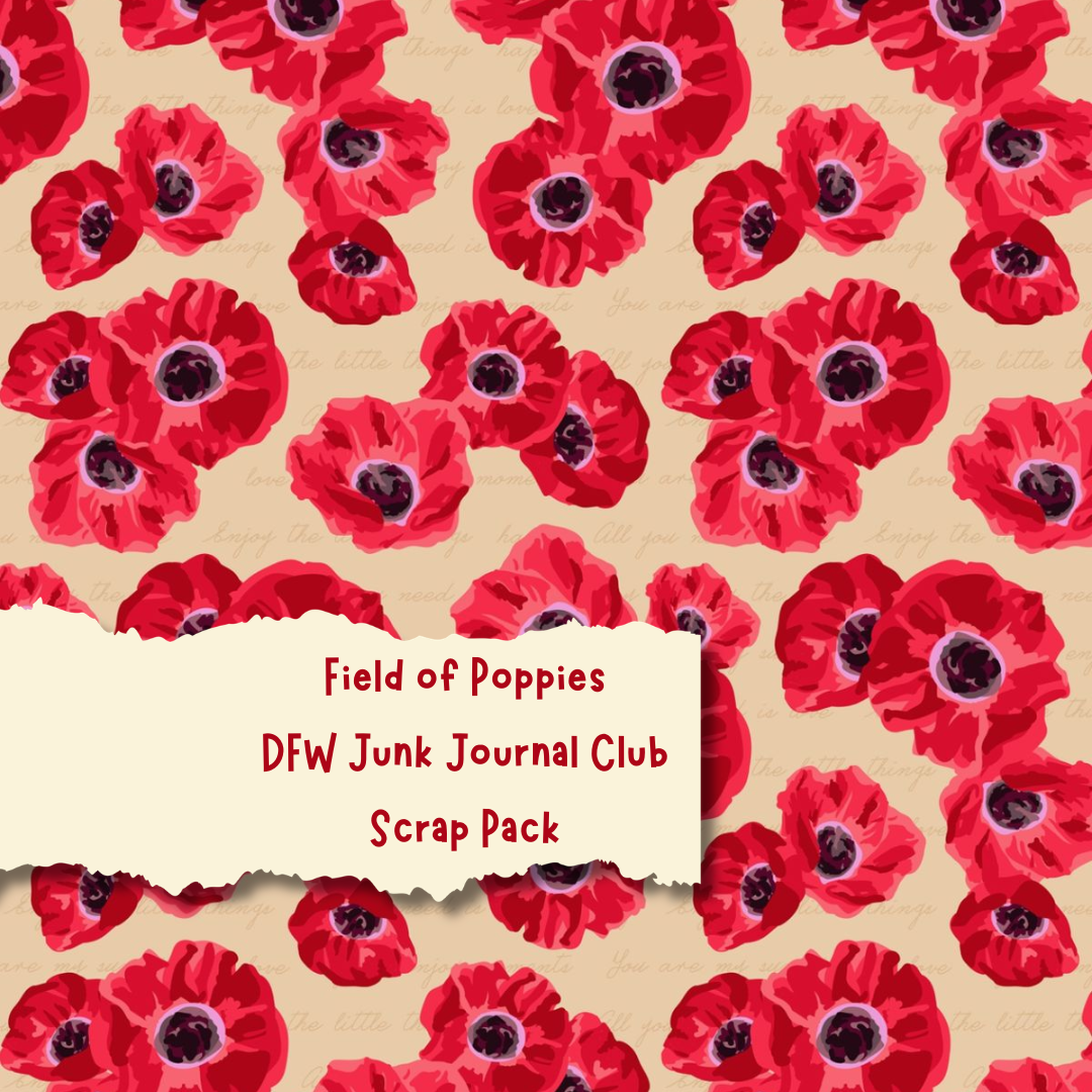 Field of Poppies Scrap Pack