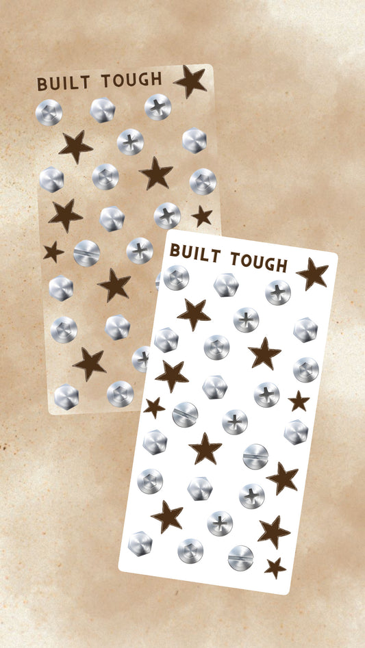 Built Tough Sticker Sheet