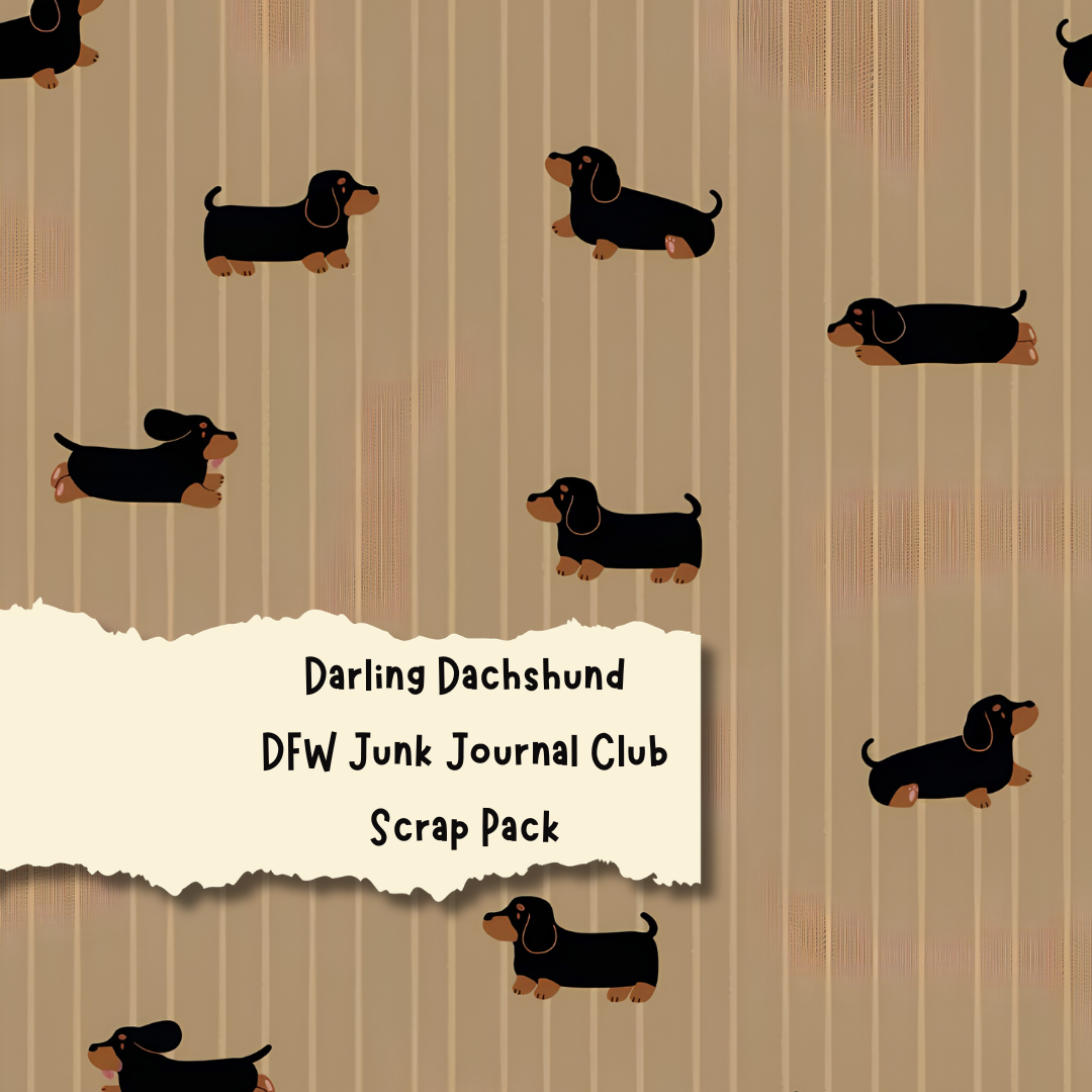 Darling Dachshund Scrap Pack