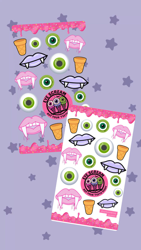 Eye Scream Sticker Sheet