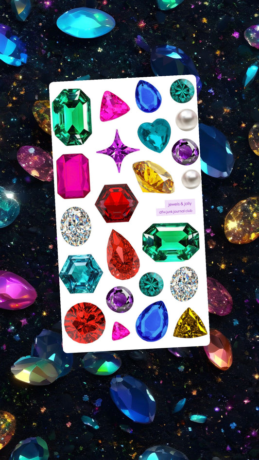 Bejeweled Sticker Sheet