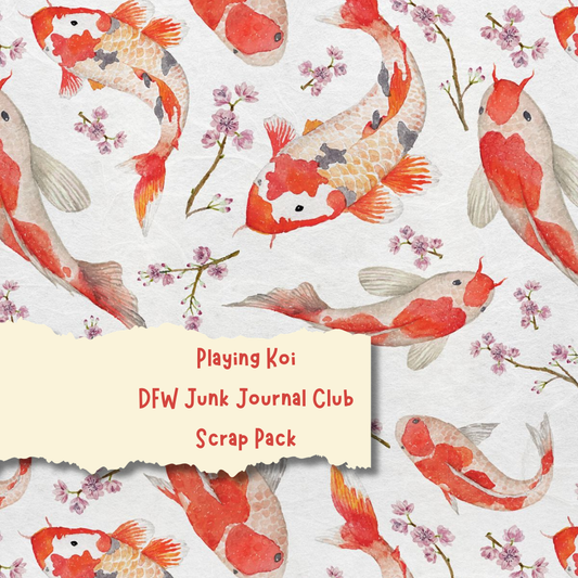 Playing Koi Scrap Pack