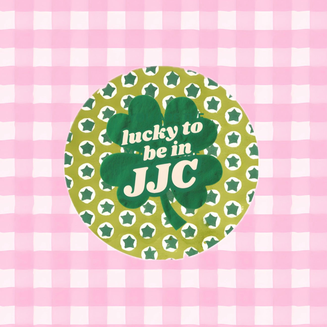 Lucky to Be Vinyl Sticker