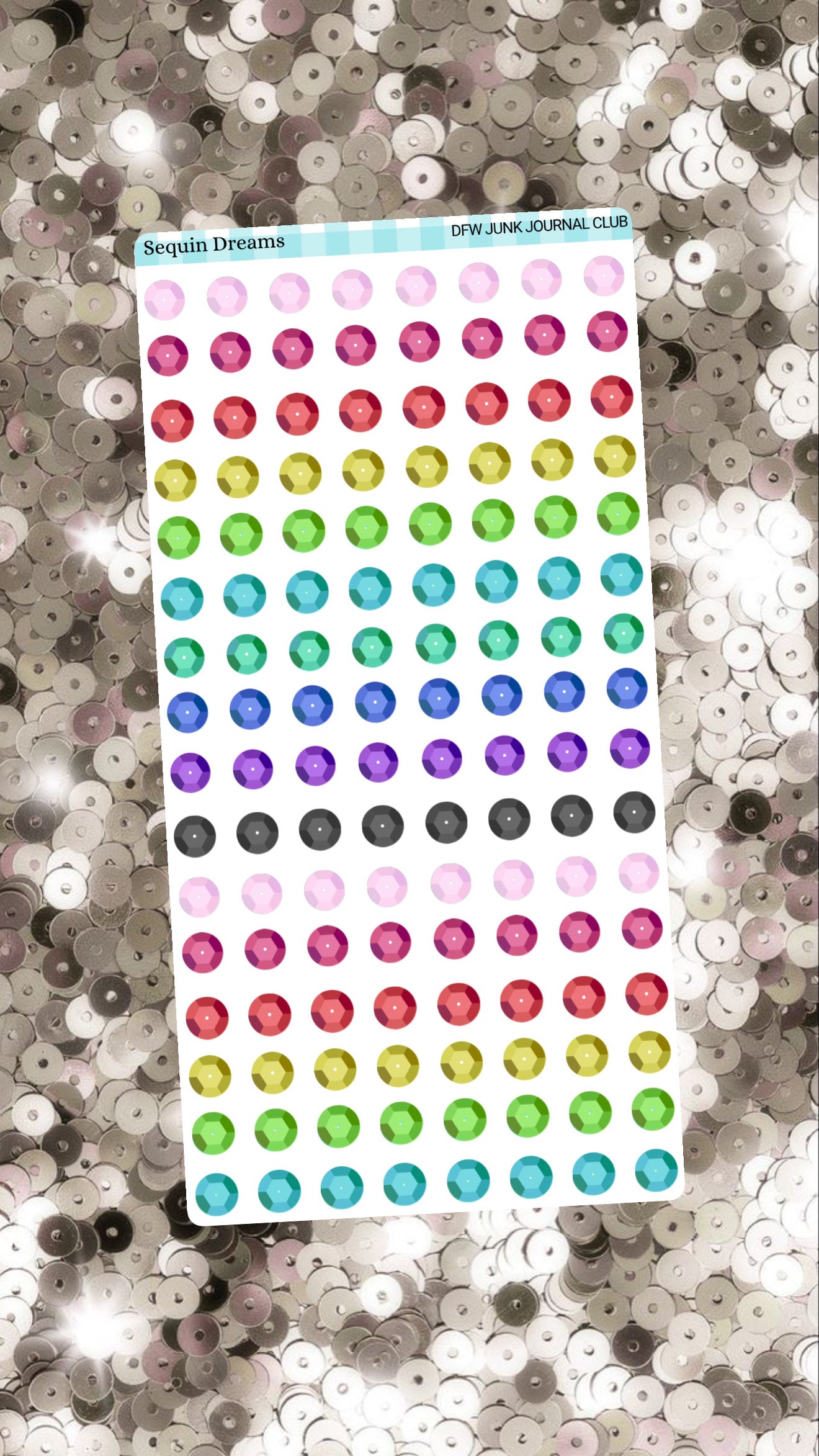Sequin Dreams Sticker Sheet