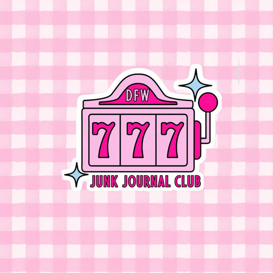 Junk Club Slot Machine Vinyl Sticker