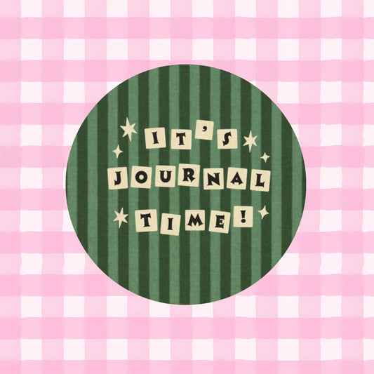 It's Journal Time Vinyl Sticker