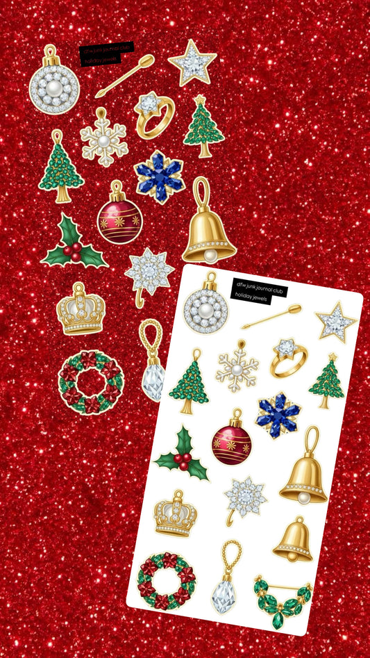 Holiday Jewels Sticker Sheet