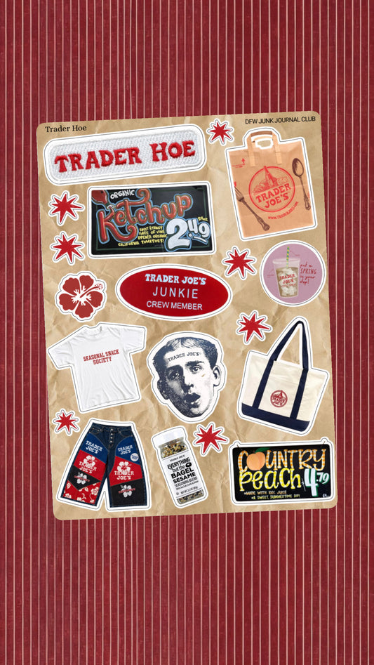 Trader Hoes Sticker Sheet