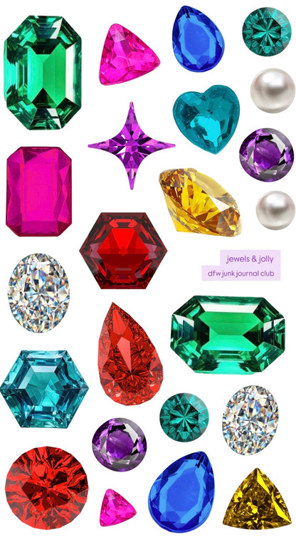Bejeweled Sticker Sheet