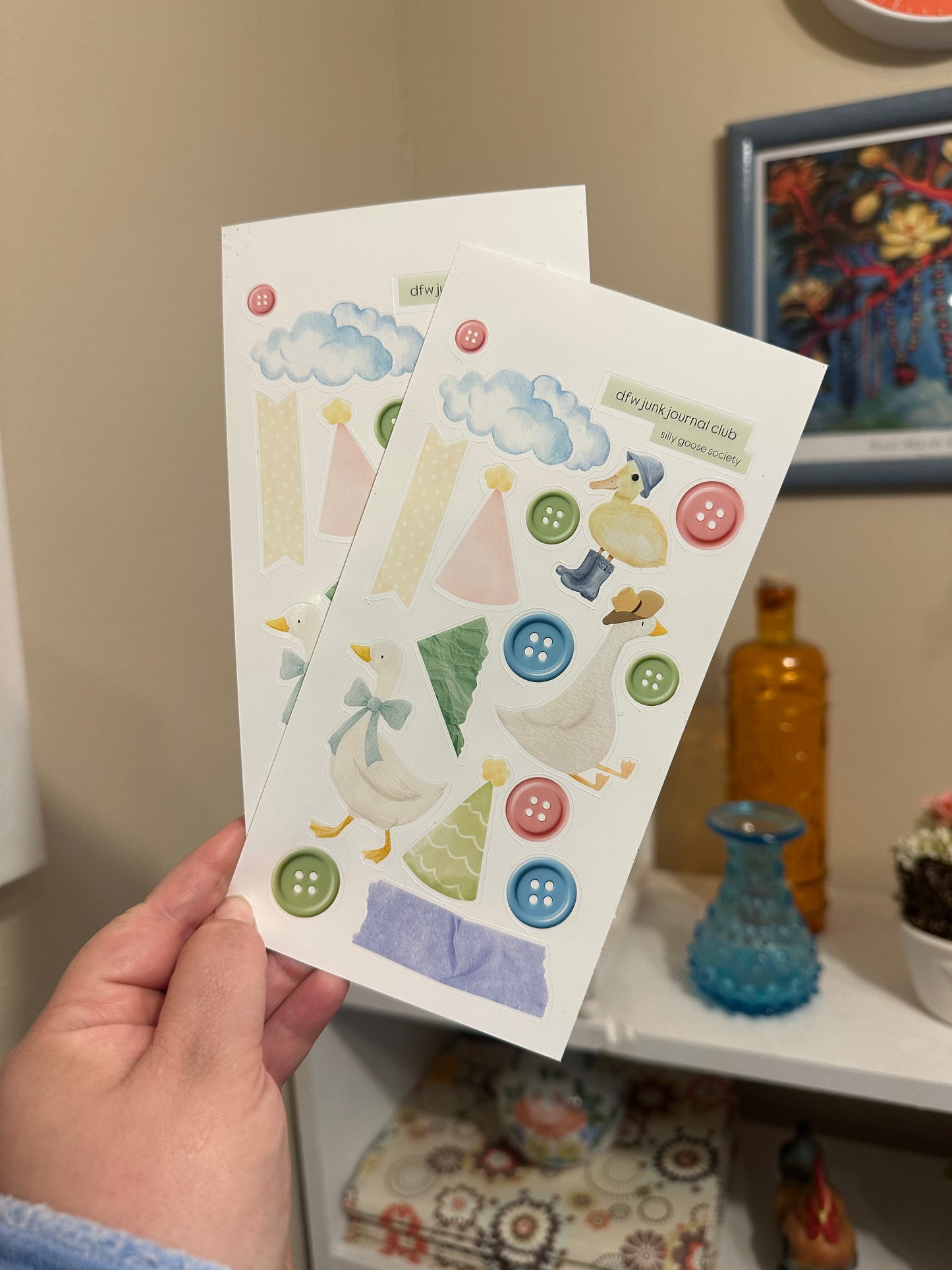Silly Goose Society Sticker Sheet