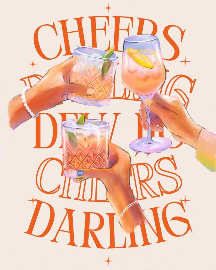 Cheers, Darling Scrap Pack