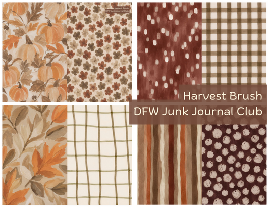 Harvest Brush Paper Booklet