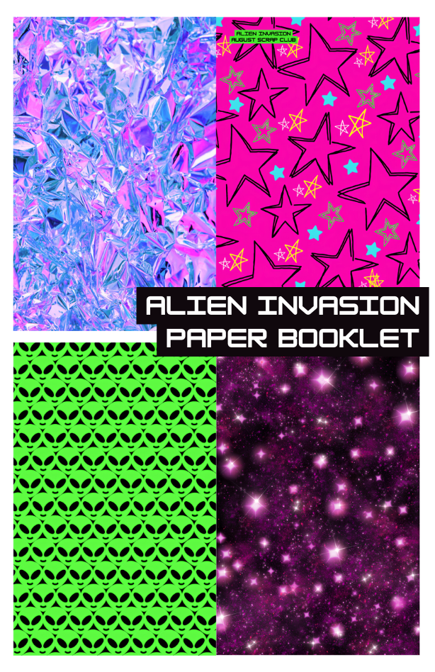 Alien Invasion Paper Booklet
